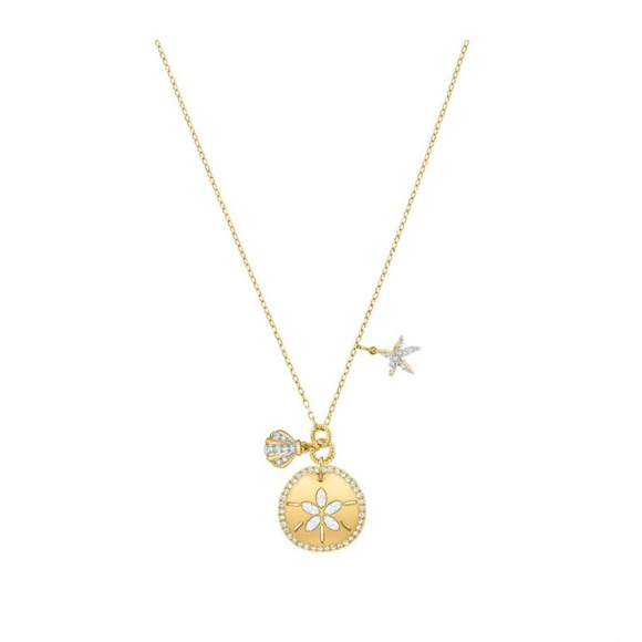 Swarovski Jewelry - Authentic Swarovski Crystal Ocean Necklace, Sea Dollar Necklace